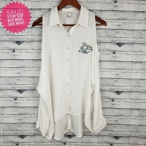 Forever21 | Coldshoulder Flowy Top Sz M